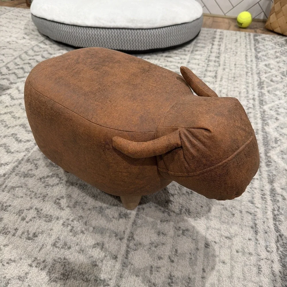 Joshua Steinberg‎ Classic Safari Ottoman Series Bos Taurus Retired Rare